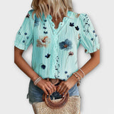Lila - Bluza s V izrezom