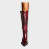 Greta ™ | Čizme s krokodilskim uzorkom i elegantnom petom