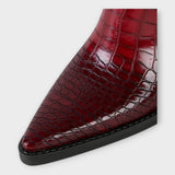 Greta ™ | Čizme s krokodilskim uzorkom i elegantnom petom