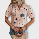 Lila - Bluza s V izrezom