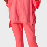 Ema™ | Loungewear set s pulover gornjim dijelom i skraćenim hlačama