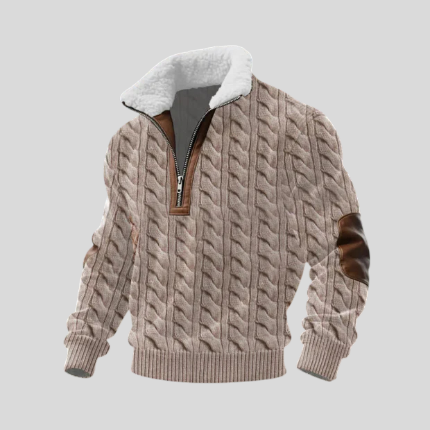 Stipe - Vunena Majica S Visokim Ovratnikom Od Flisa