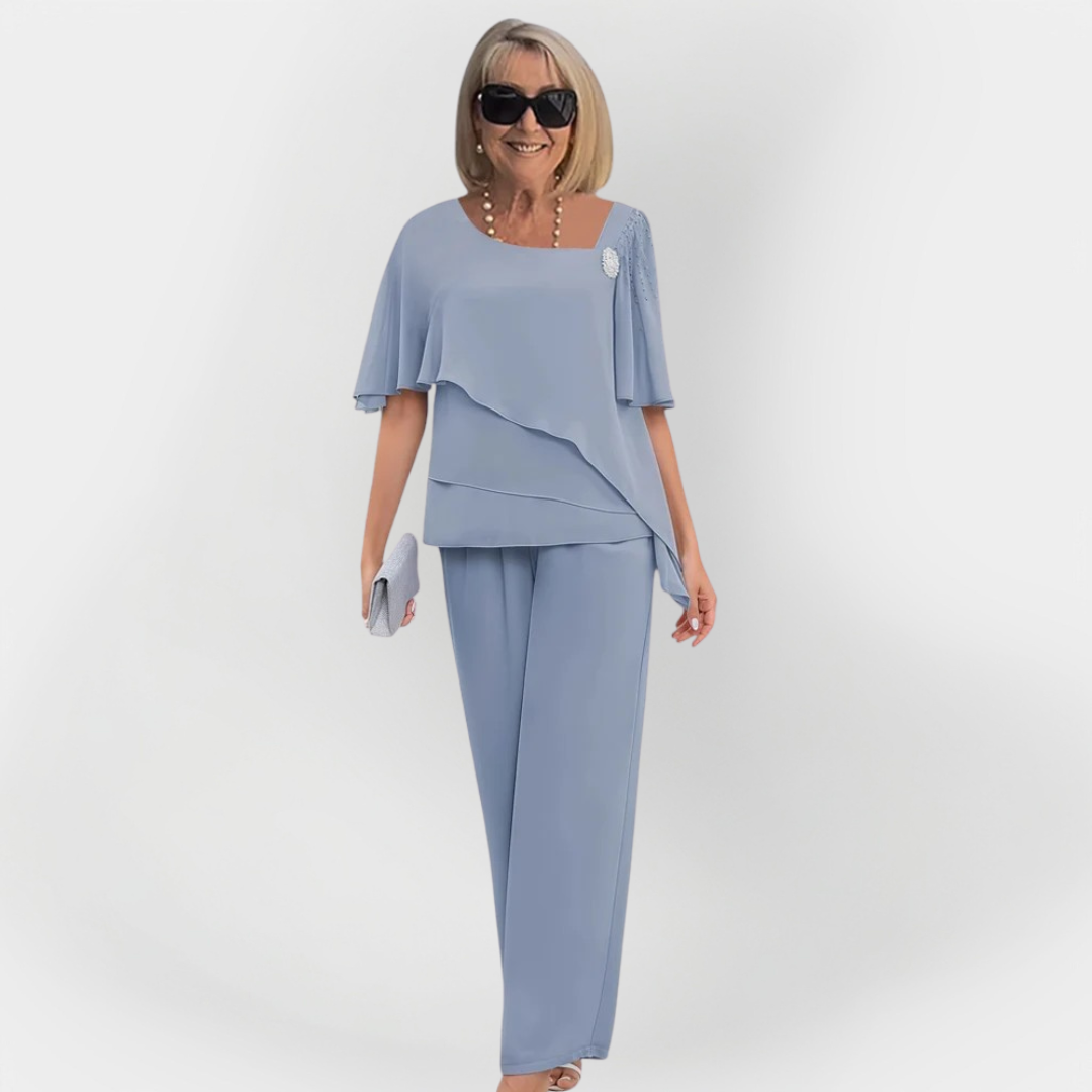 Elegantni Dvostruki Set Bluza i Hlače