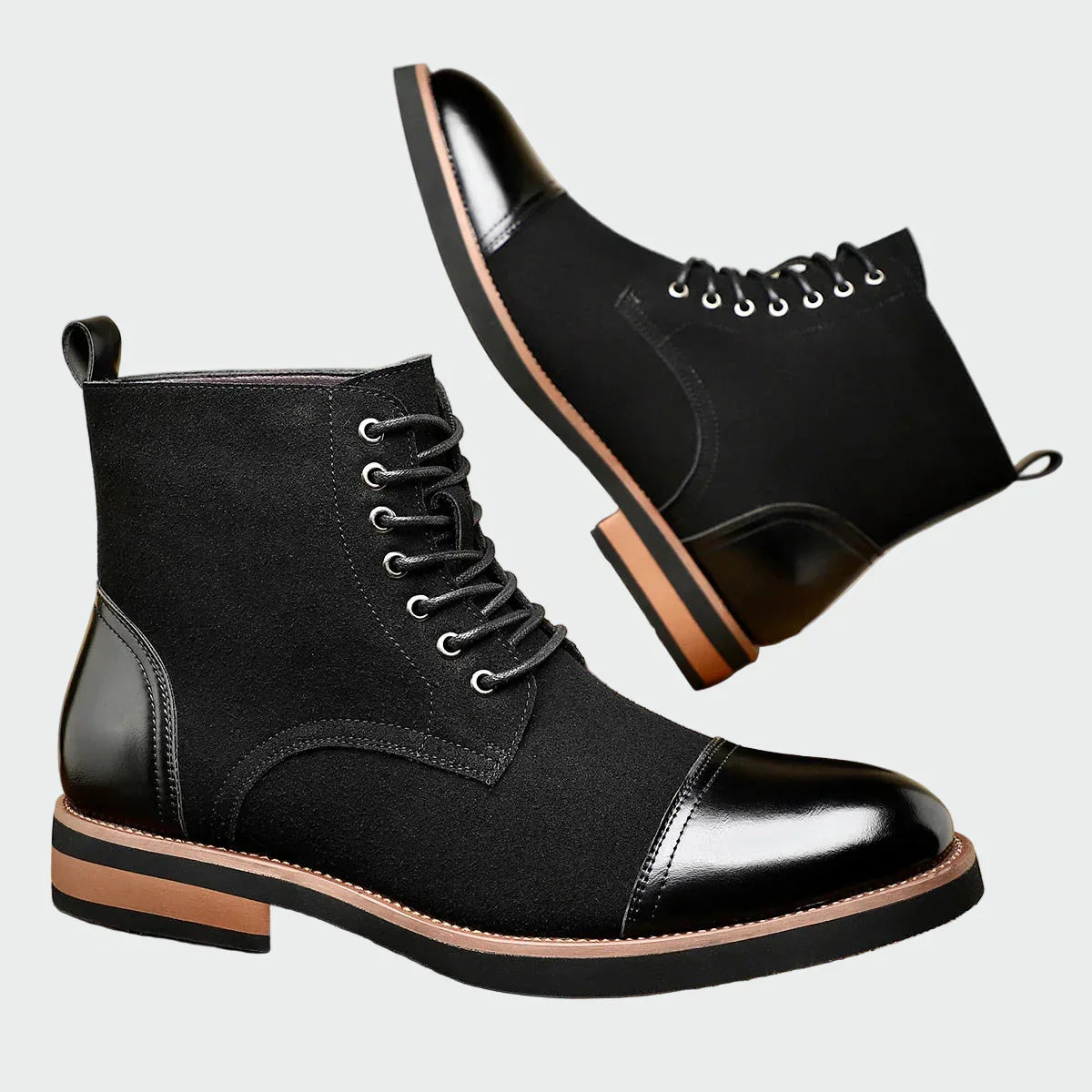 Filipa™ ｜Kožne Oxford gležnjače