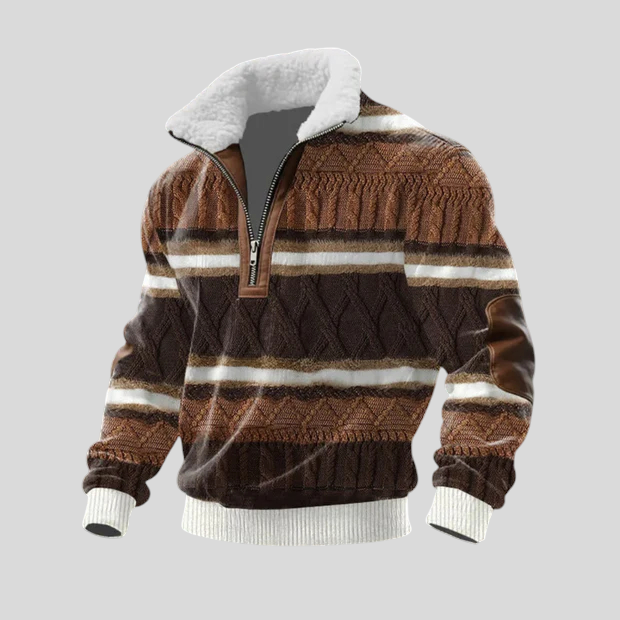 Stipe - Vunena Majica S Visokim Ovratnikom Od Flisa