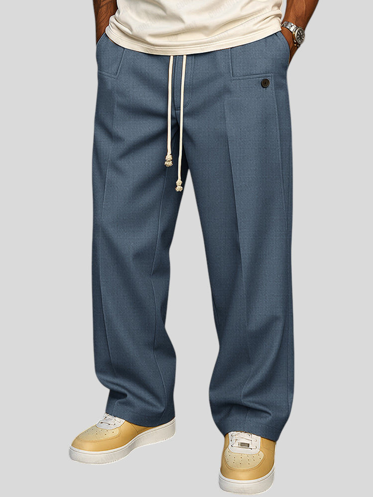 Edelhart - Elegantne Muške Hlače Sa Vezicom