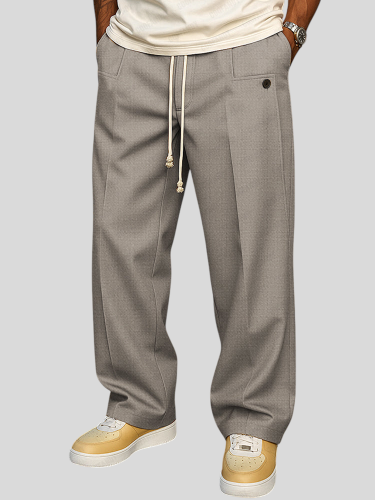 Edelhart - Elegantne Muške Hlače Sa Vezicom