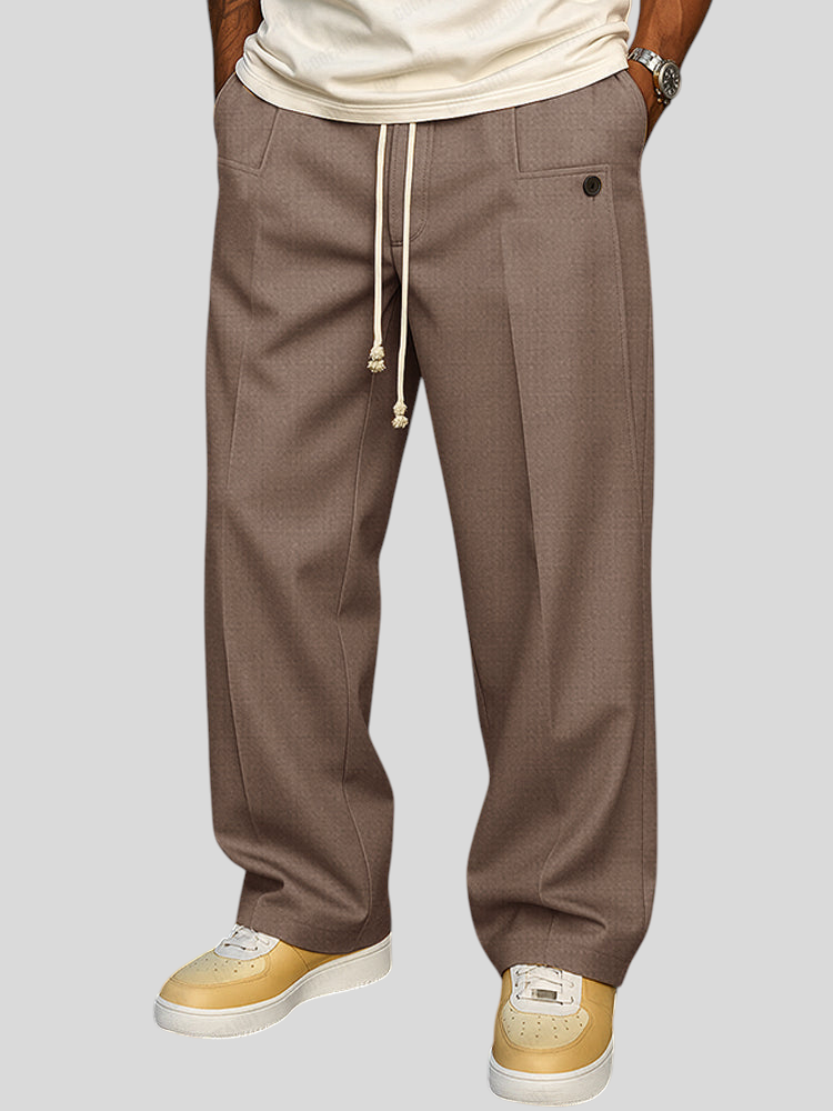 Edelhart - Elegantne Muške Hlače Sa Vezicom