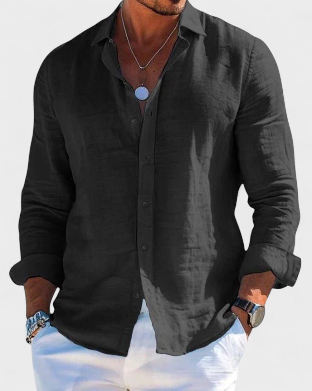 Dennis - Casual košulja od lanene tkanine za muškarce