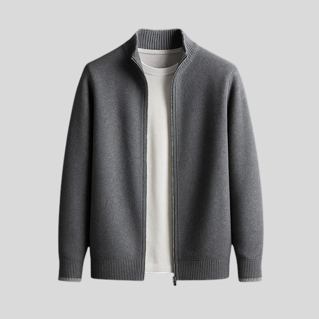 Zoran - Pletena Jakna s Patentnim Zatvaračem